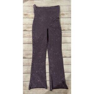 Pink Victorias Secret Foldover Flare Leggings Women’s Purple Size Medium